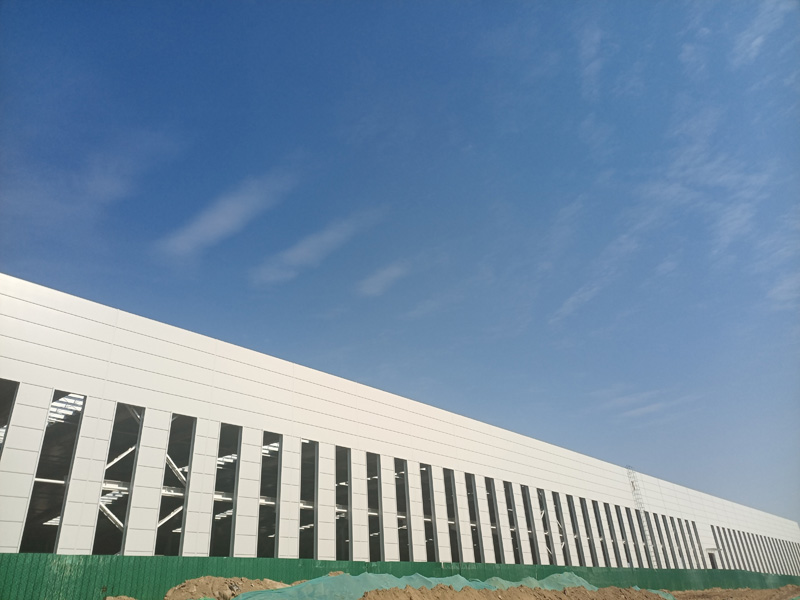 2023年  完工景縣潔凈板鋼構(gòu)車間